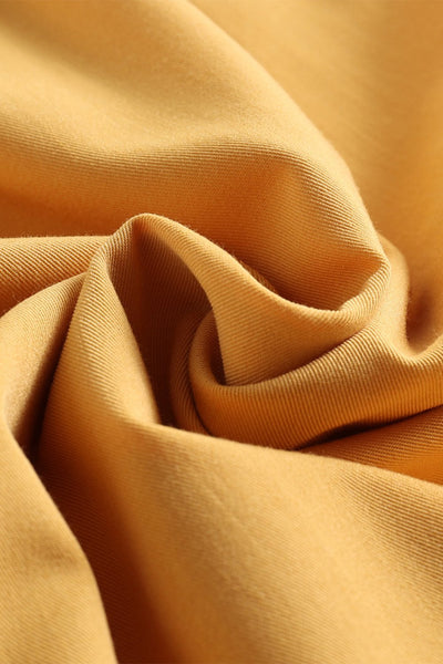 Vintage Žlté Midi Šaty Z 50. Rokov