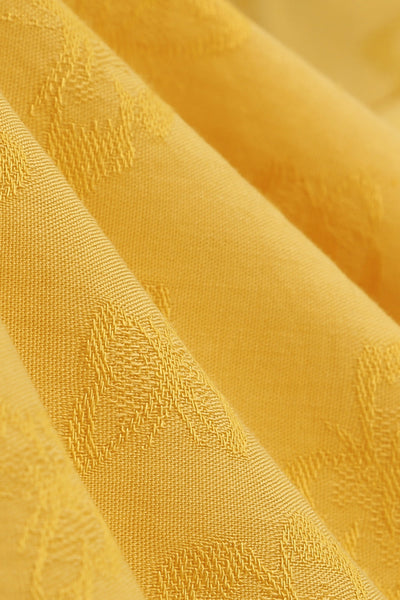 Žlté Vintage Šaty S Golierom