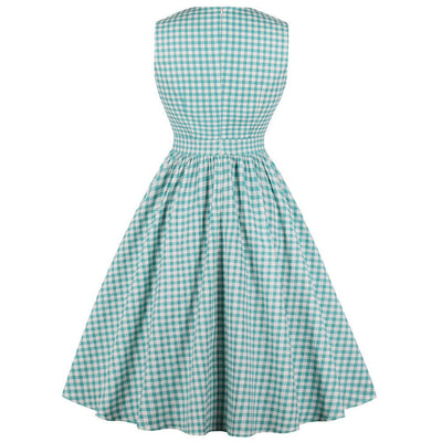 Rockabilly Gingham Šaty