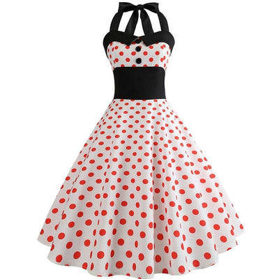 Vintage Šaty Bez Ramienok