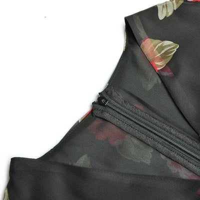 Čierno-Červené Šaty Zo 40. Rokov