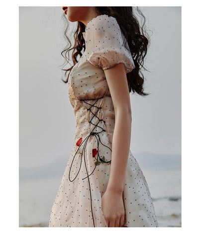 Béžové Šaty 40. Rokov 50. Rokov