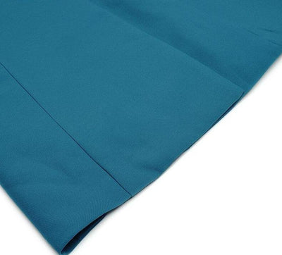 Zimné Modré Šaty Zo 40. Rokov