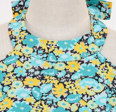 Elegantné Kvetinové Šaty Z 50. Rokov