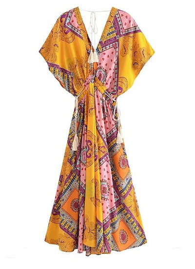 Šaty S Krátkym Rukávom Zo 70. Rokov