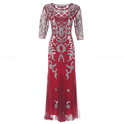 Vintage Červené Šaty Z 20. Rokov