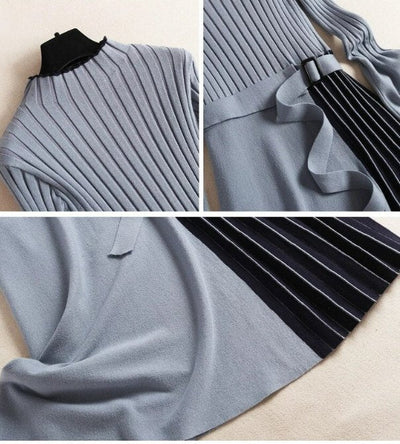 Modré Asymetrické Šaty Zo 40. Rokov