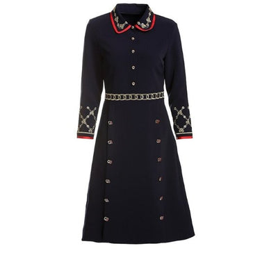 Šaty S Modrou Ceruzkou Zo 40. Rokov