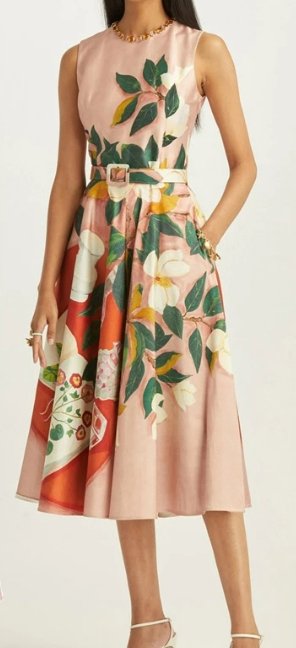 Ružové Kvetinové Šaty Zo 40. Rokov