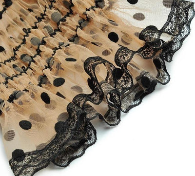 Žlté Bodkované Šaty Zo 40. Rokov