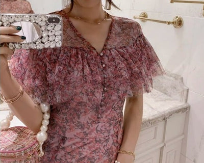 Sexy Ružové Šaty Zo 40. Rokov