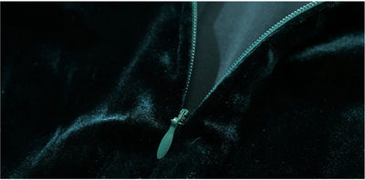 Zelené Zamatové Šaty Zo 40. Rokov