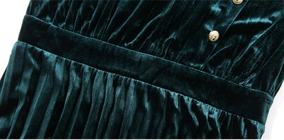 Zelené Zamatové Šaty Zo 40. Rokov