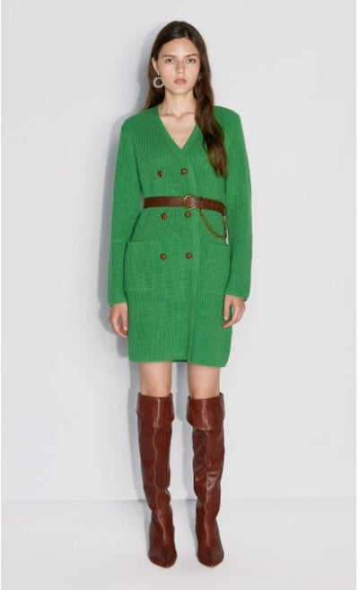 Zelené Šaty Zo 40. Rokov S Vreckami