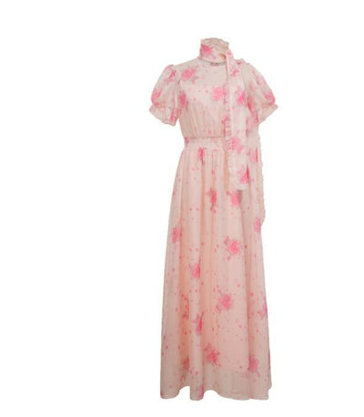 Vintage Šaty Zo 40. Rokov Bledokoralové