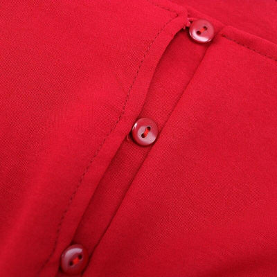 Červené Jesenné Šaty Z 50. Rokov