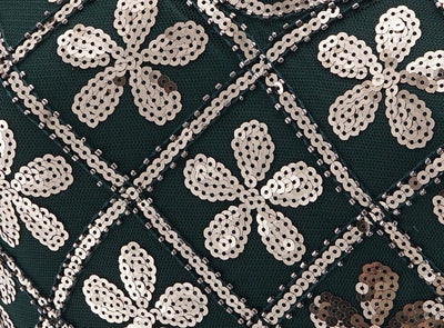 Šaty Charleston Z 20. Rokov – Zelené A Zlaté