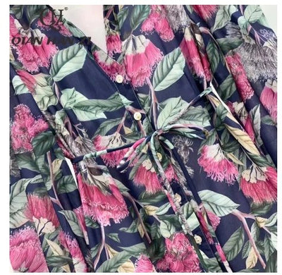 Krátke Kvetinové Šaty Zo 40. Rokov