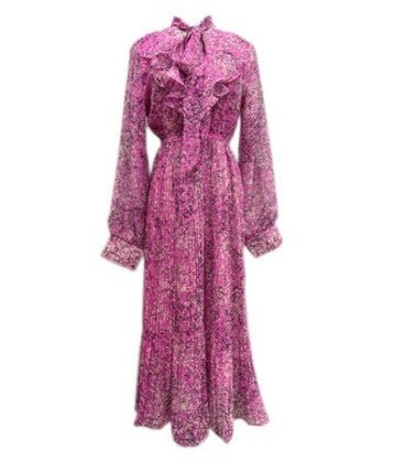 Vintage Ružové Kvetinové Slávnostné Šaty