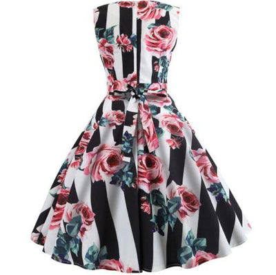 Vintage Ružové Šaty