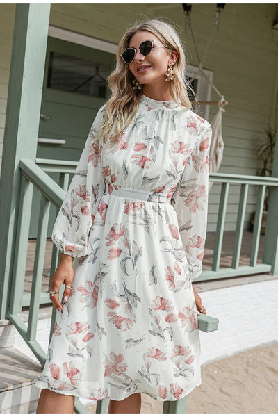 Vintage Ružové Kvetinové Šaty