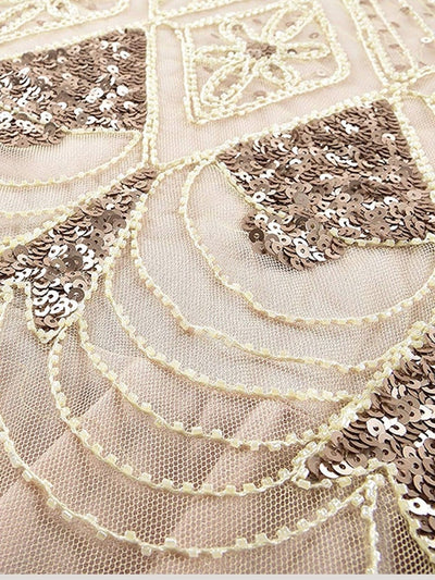 Ivory Haute Couture Dlhé Šaty Gatsby