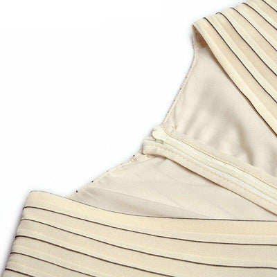 Béžové Dlhé Šaty Zo 40. Rokov