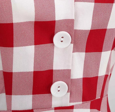 Červené Retro Šaty Z 50. Rokov