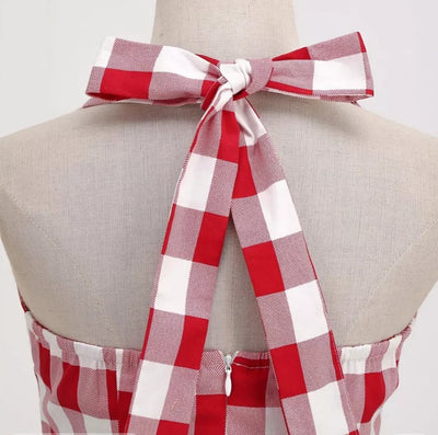 Červené Retro Šaty Z 50. Rokov