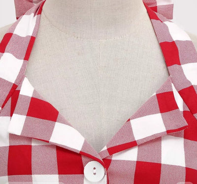 Červené Retro Šaty Z 50. Rokov