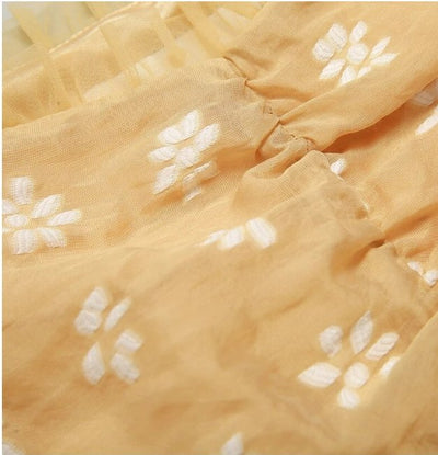 Retro Módne Šaty Zo 40. Rokov Žlté