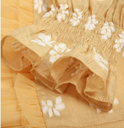 Retro Módne Šaty Zo 40. Rokov Žlté