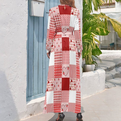 Červeno-Biele Šaty Zo 70. Rokov