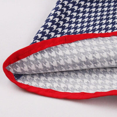 Modré Vintage Šaty So Zásterou