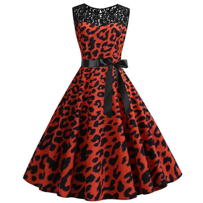 Vintage Šaty Tiger Trapeze