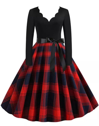 Vintage Jesenné Tunikové Šaty