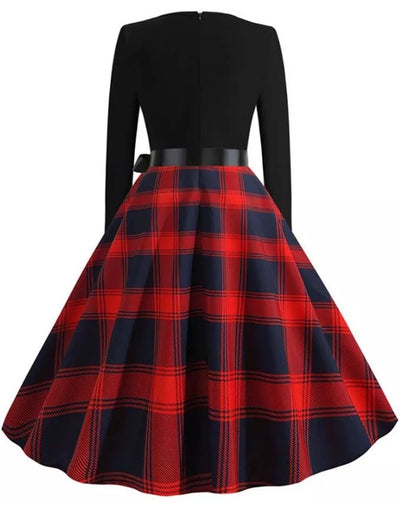 Vintage Jesenné Tunikové Šaty