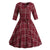 Vintage 3/4 Bordové Šaty 1960