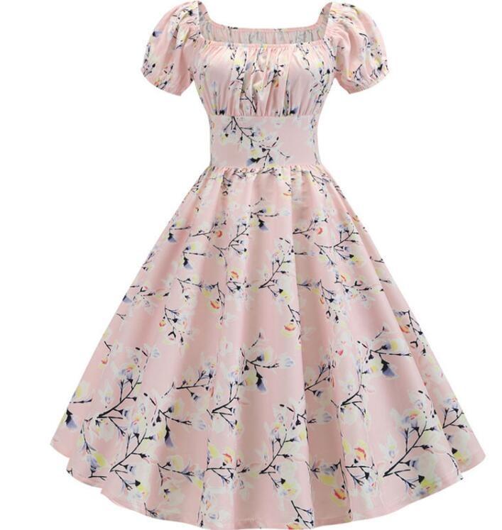 Vintage Ružové Kvetinové Šaty Zo 60. Rokov
