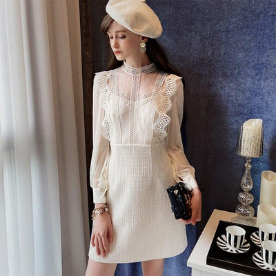 Vintage Béžové Šaty Z 30. Rokov