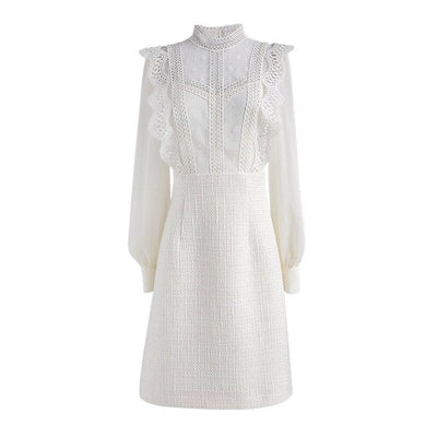 Vintage Béžové Šaty Z 30. Rokov