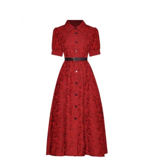 Vintage Značkové Červené Šaty Zo 40. Rokov