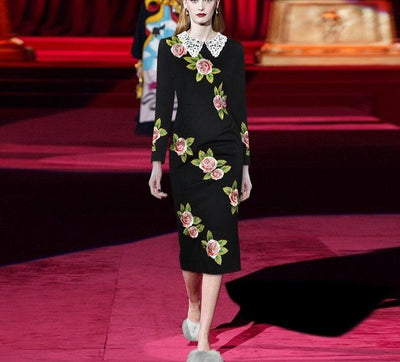 Vintage Šaty Zo 40. Rokov Big Roses