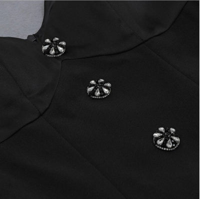 Vintage Čierne Šaty Zo 40. Rokov