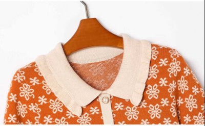 Vintage Oranžové Šaty Zo Starej Školy Zo 40. Rokov