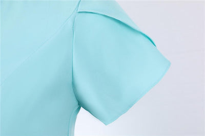 Vintage Šaty Gombíky Modré