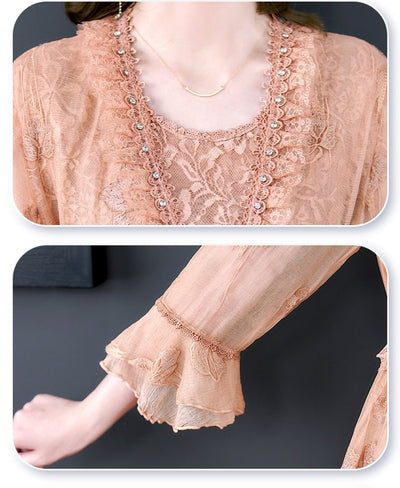 Vintage Šaty S Kvetinovou Výšivkou