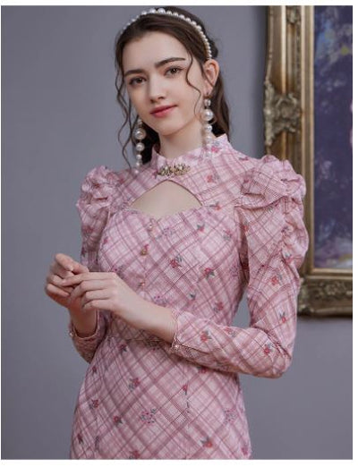 Vintage Kanadské Šaty Levanduľa