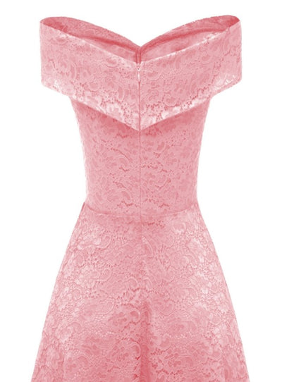 Vintage Ružové Šaty Pre Slúžku