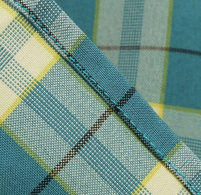 Vintage Zelené Škótske Šaty